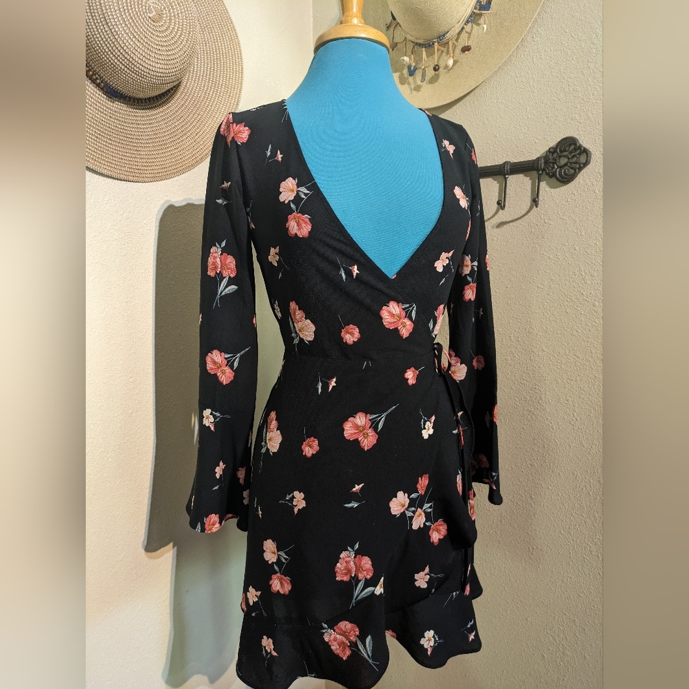 Divided Wrap Dress